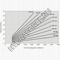 2SPG (2SP-G) шестерёнчатый насос второй группы (4,0 см3 - 31,5 см3), фланец Ø = 36,5 мм, 96x72 мм (Galtech, Италия)